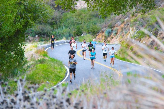What the race route along Highway 39 will look like. (Photo courtesy Revel Canyon City Marathon)