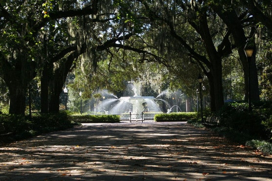The Forsyth Park Fountain in Savannah, Ga. (Photo by rjones0856/flickr)