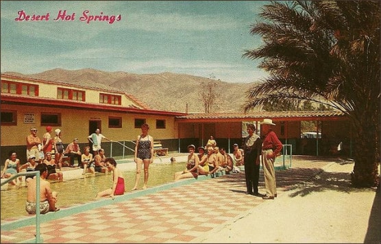 Vintage postcard of Desert Hot Springs, Calif. (Photo by 1950sUnlimited/flickr)