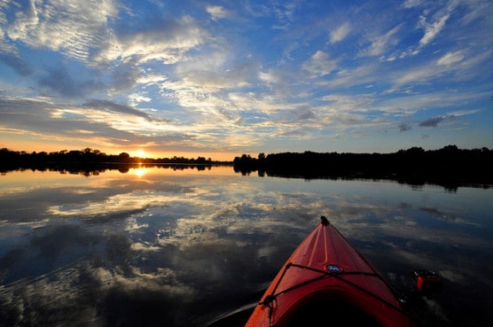 Kayaking at the LSU lakes in Baton Rouge, La. (Photo by Theodore Scott/flickr)