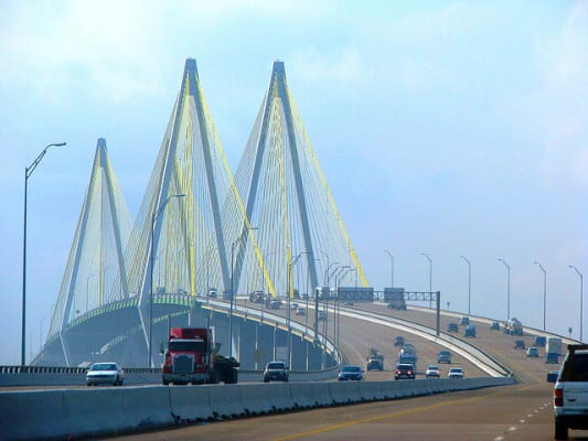 The Fred Hartman Bridge in Baytown, Texas. (Photo by Cortney Martin/flickr)