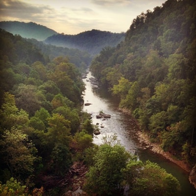 The Roanoke River as seen from the Blue Ridge Parkway. (Photo by TimothyJ/flickr)