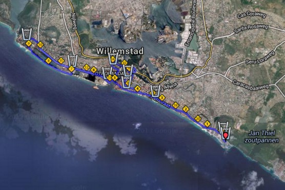 KLM Curaçao Marathon course
