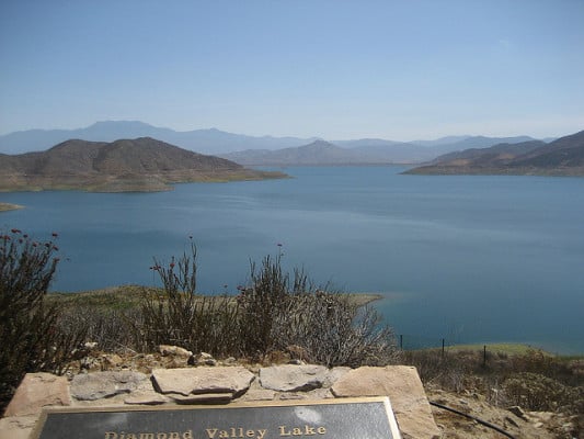 Diamond Valley Lake near Hemet, California. (Photo by Pattie/flickr)