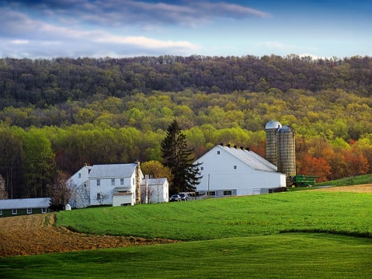 The scenery in Lancaster County, Pennsylvania. (Photo by Nicholas Tonelli/flickr)