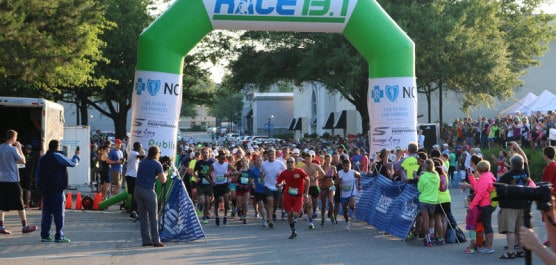 The start of the 2015 Race 13.1 Fayetteville Half Marathon. (Photo courtesy Race 13.1)