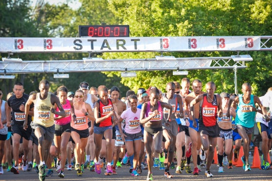 Photo courtesy Santa Fe Thunder Half Marathon.