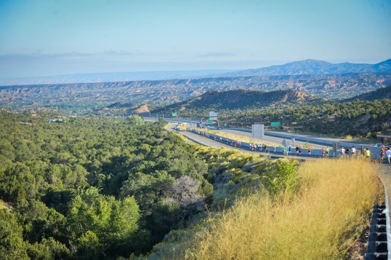 Photo courtesy Santa Fe Thunder Half Marathon.