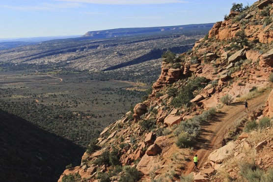 Runners on the course at the fall 2015 Comb Ridge Classic Half Marathon. (Photo by Jenna Whetzel/flickr)