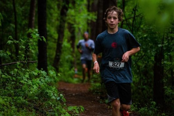 Runners make their way along the trails through North Carolina's U.S. National Whitewater Center at the Tuck Fest Half Marathon. (Courtesy U.S. National Whitewater Center)