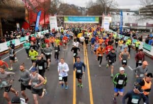 The start of the Seattle Marathon