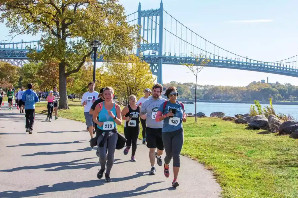 The Go Nuts for Donuts Half in Flushing meadow Park