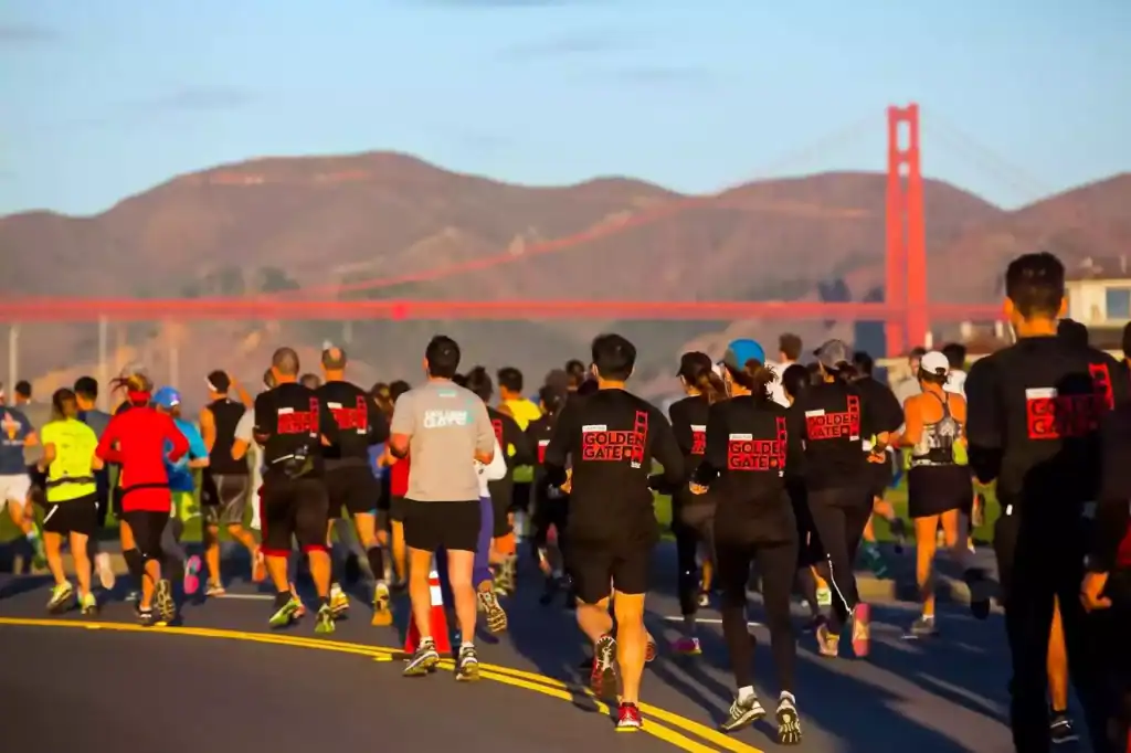 the Golden Gate Half Marathon