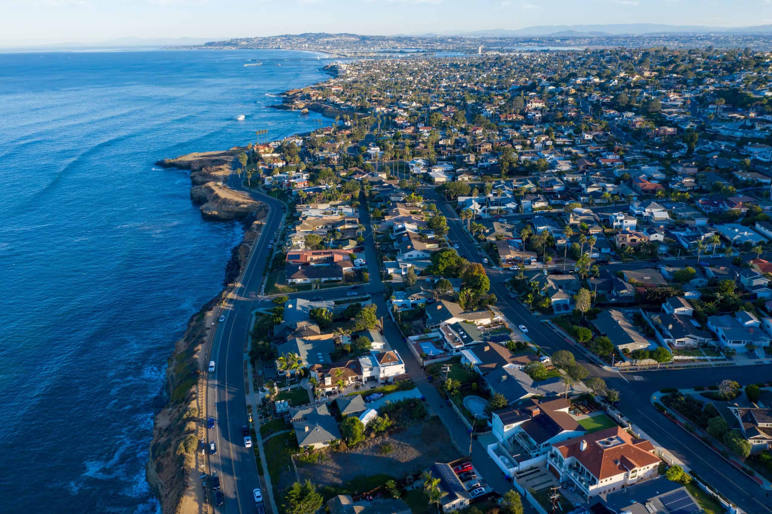 The San Diego coastline, one of the best cities for runners