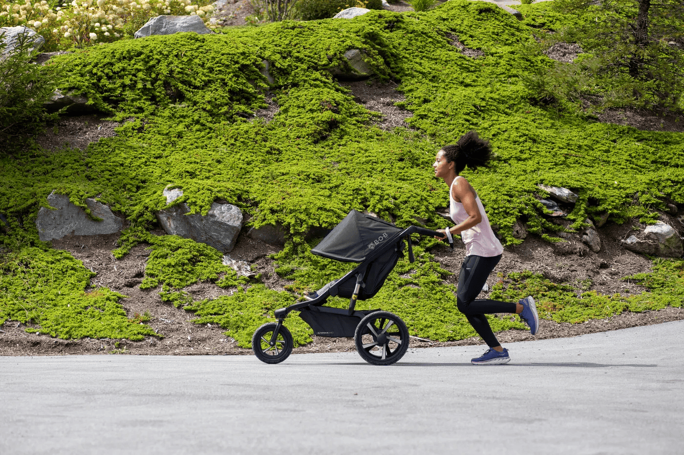 Consider a running stroller on your running postpartum journey.