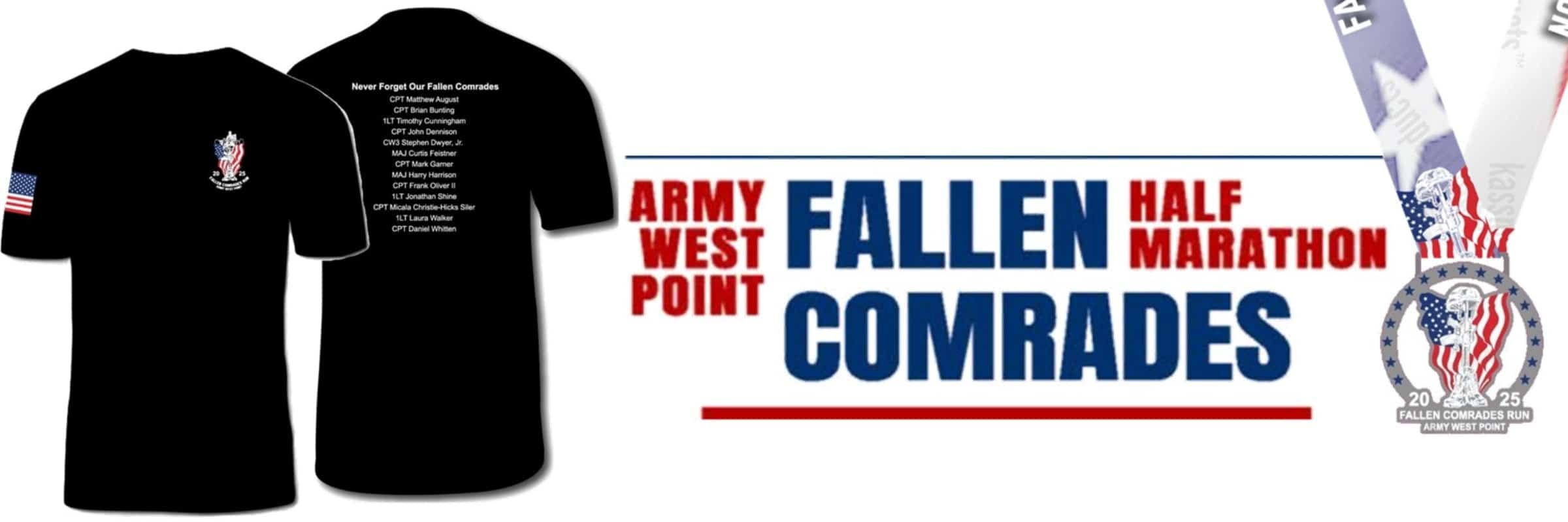 West Point Fallen Comrades Half Marathon banner