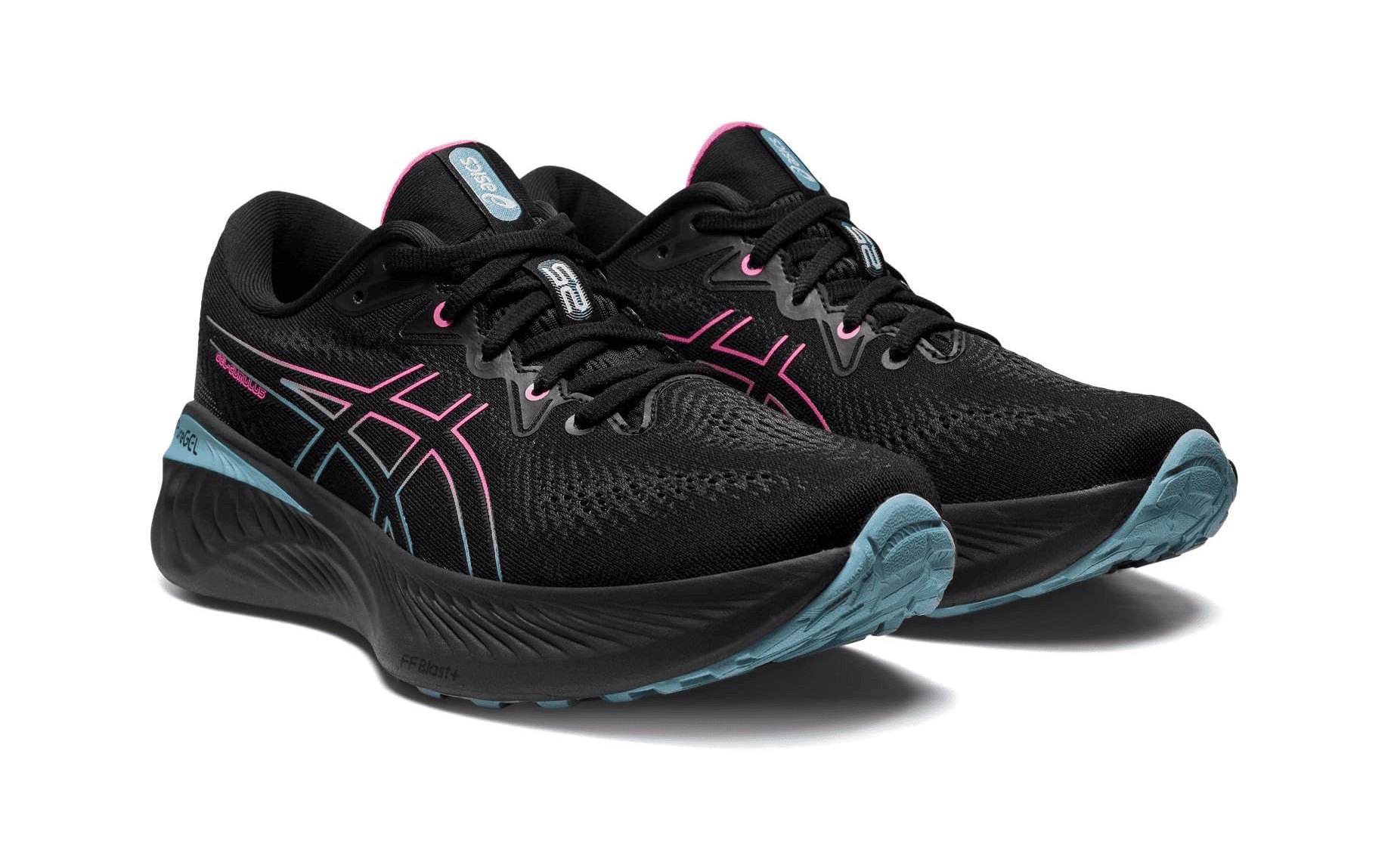 ASICS Cumulus 25 GTX our pick for the best waterproof running shoes for road running.