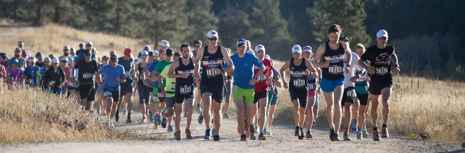 Calarat Challenge Trail Running Festival Half Marathon, 10k, & 5k course in Jamestown, CO