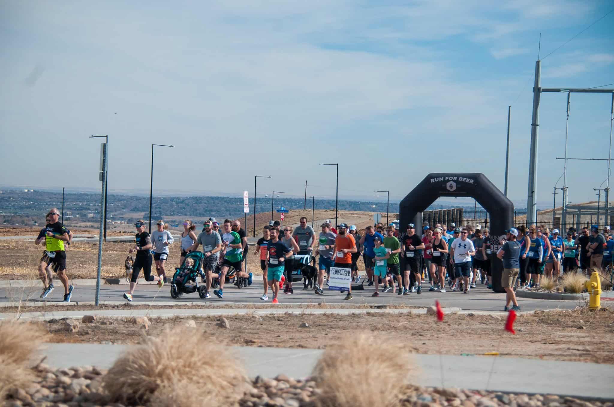 Colorado Brewery Running Series New Belgium Brewing Half Marathon and 5k course in Fort Collins, CO