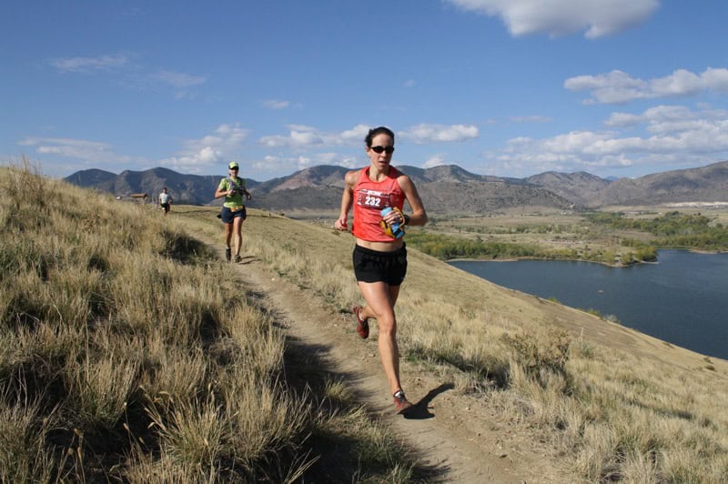 The Bear Chase Trail Half Marathon & 10K course in Lakewood, CO
