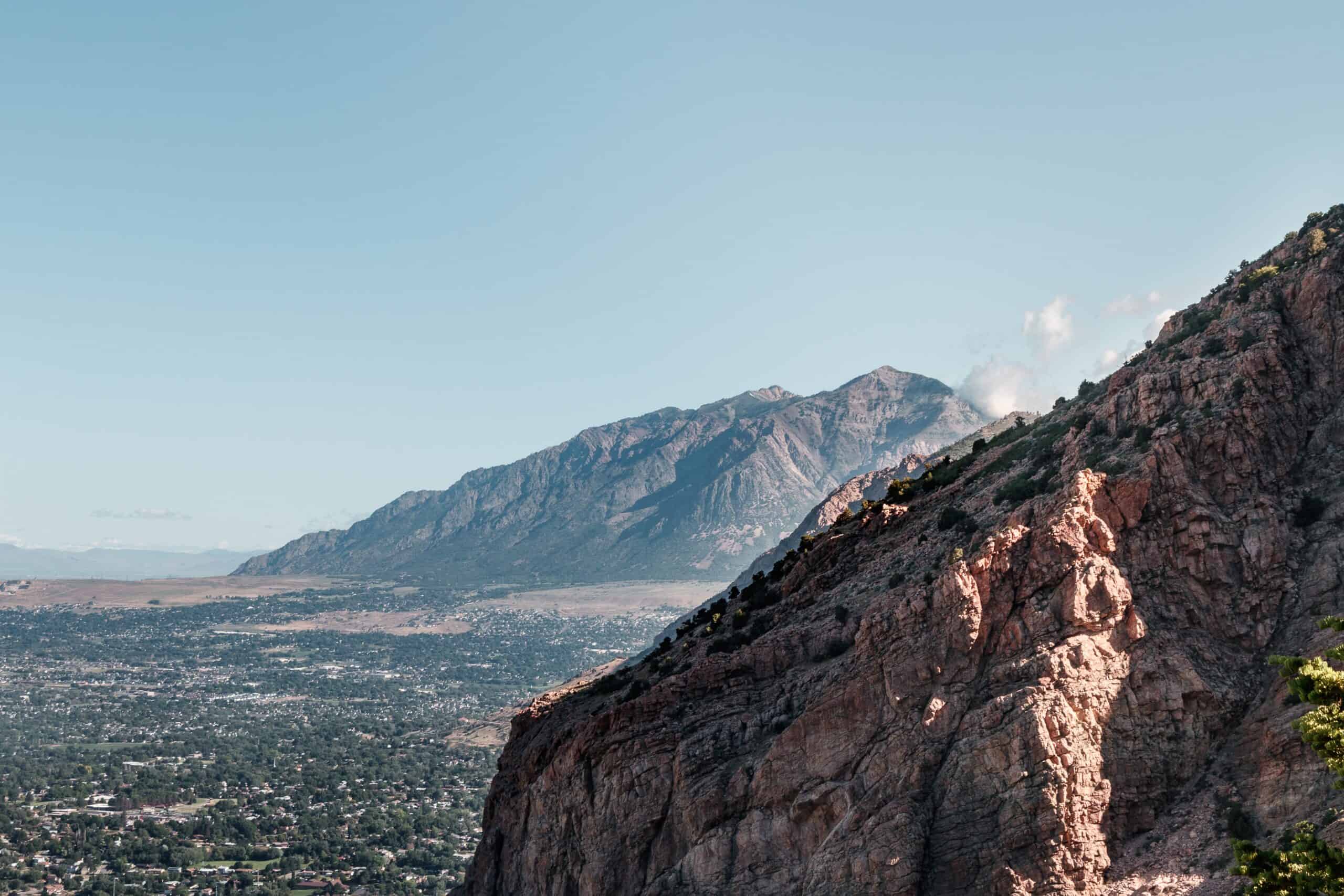 Landscape of the Ogden Marathon in Ogden, Utah.