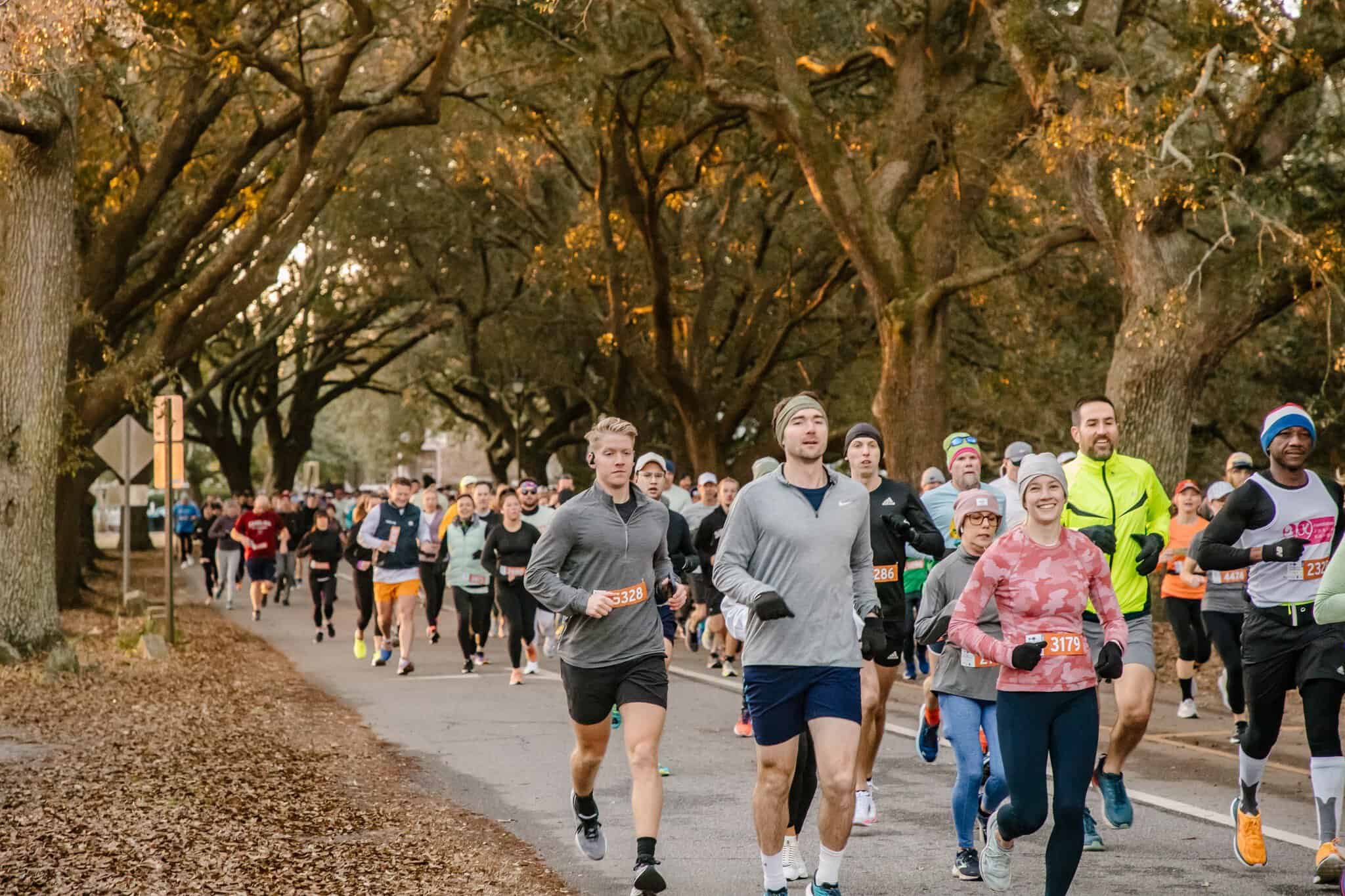 runners in the Charleston Half Marathon