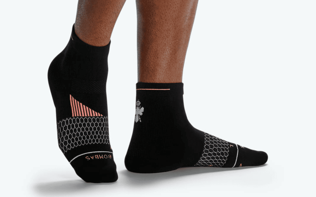 Bombas Merino Quarter socks are great cold weather running socks.