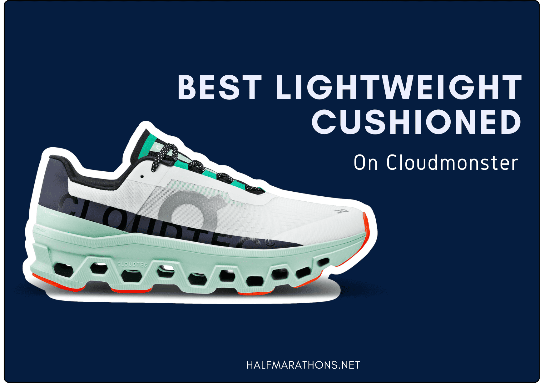 Best Lightweight Cushioned Running Shoe for Knee Pain: On Cloudmonster