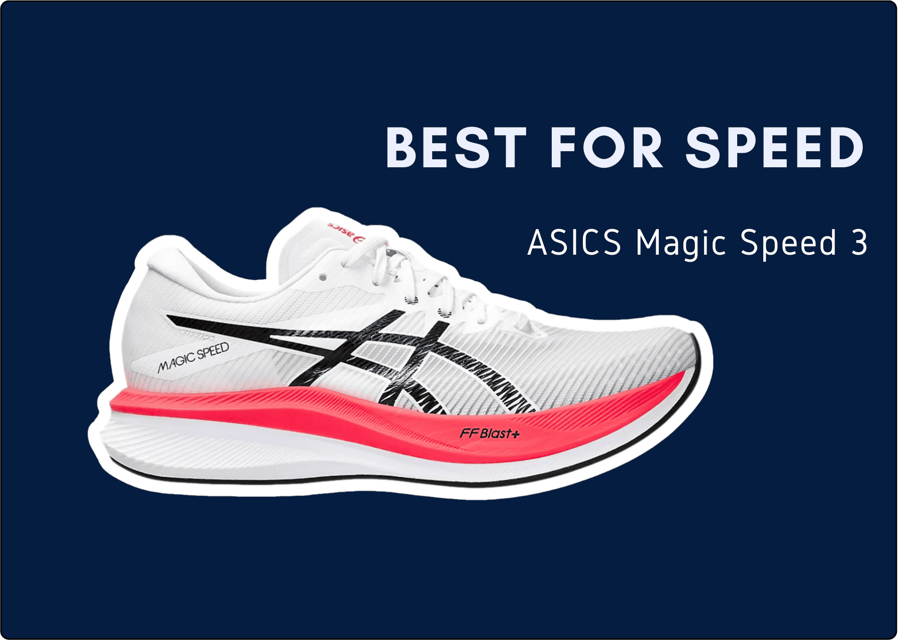 Best for Speed Running Shoes For Knee Pain ASICS Magic Speed 3.