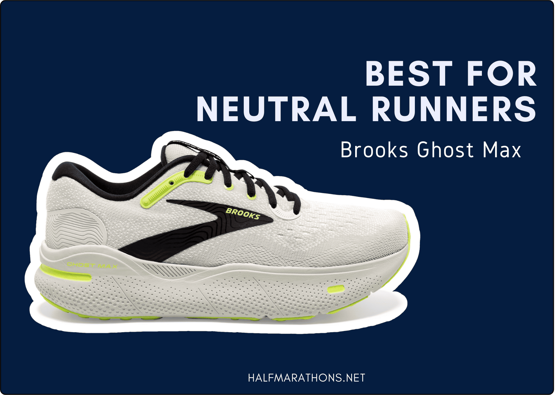 Best Running Shoes For Knee Pain and neutral runners Brooks Ghost Max