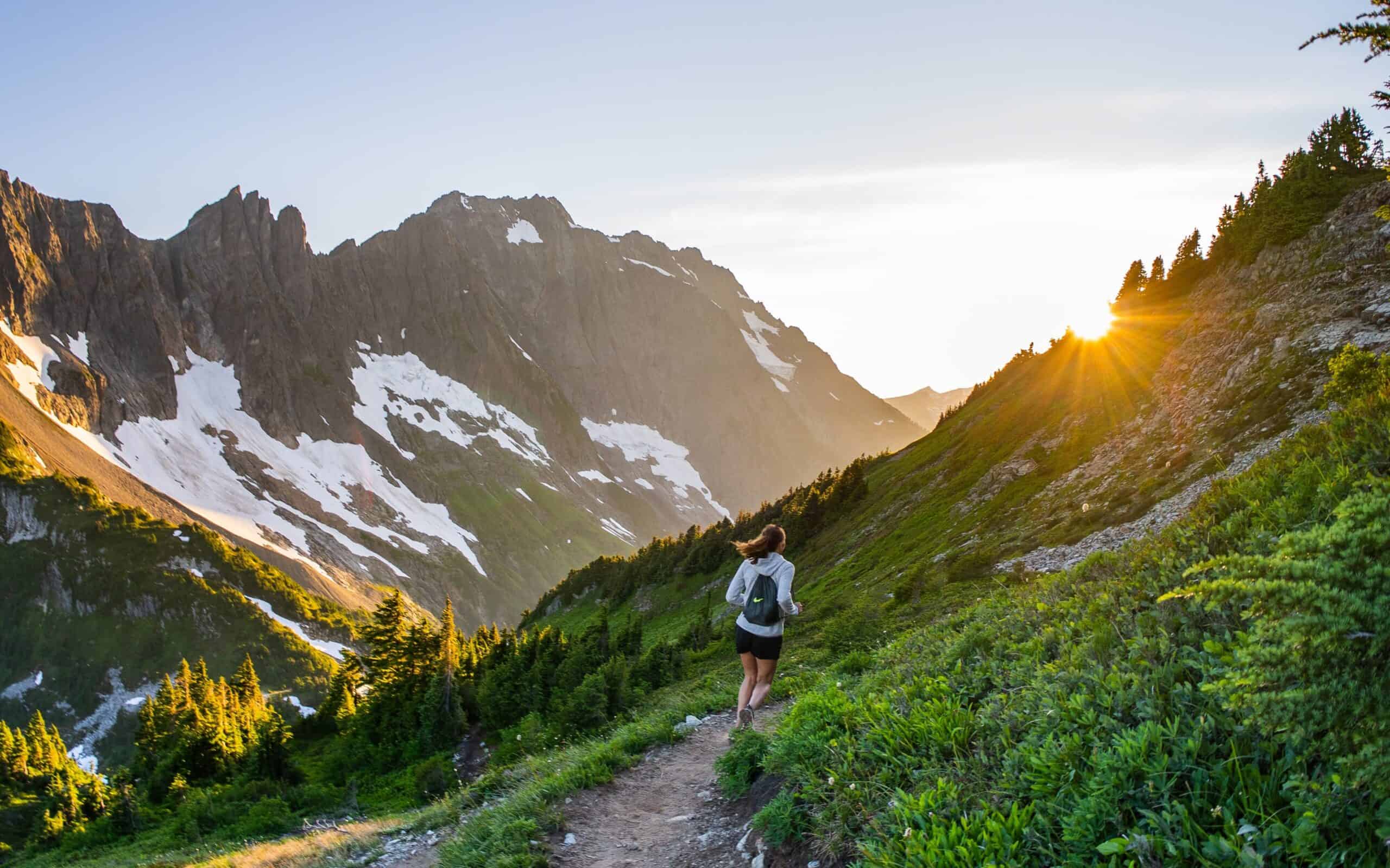 Running trend prediction the trail running boom continues with a woman trail running.