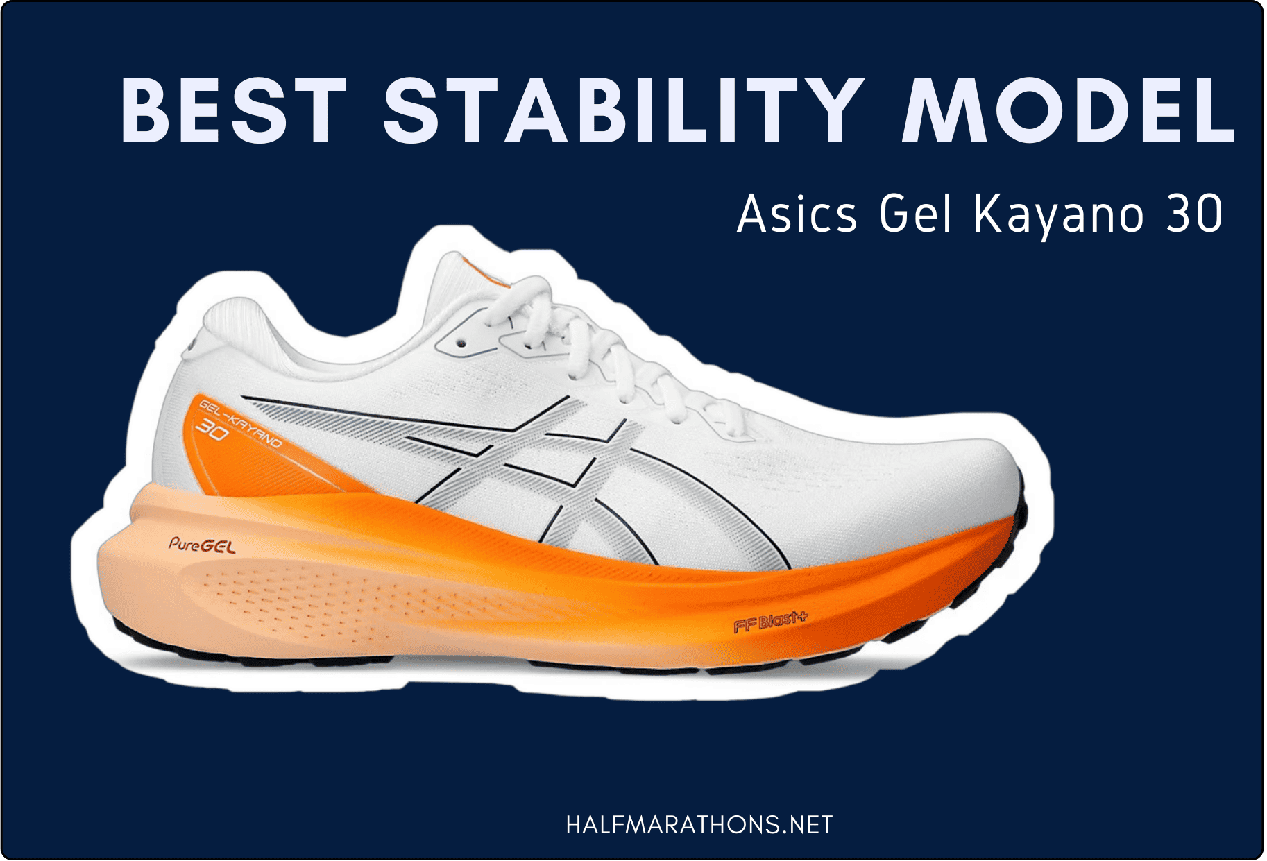 The best cushioned running shoe stability mode ASICS Gel Kayano 30