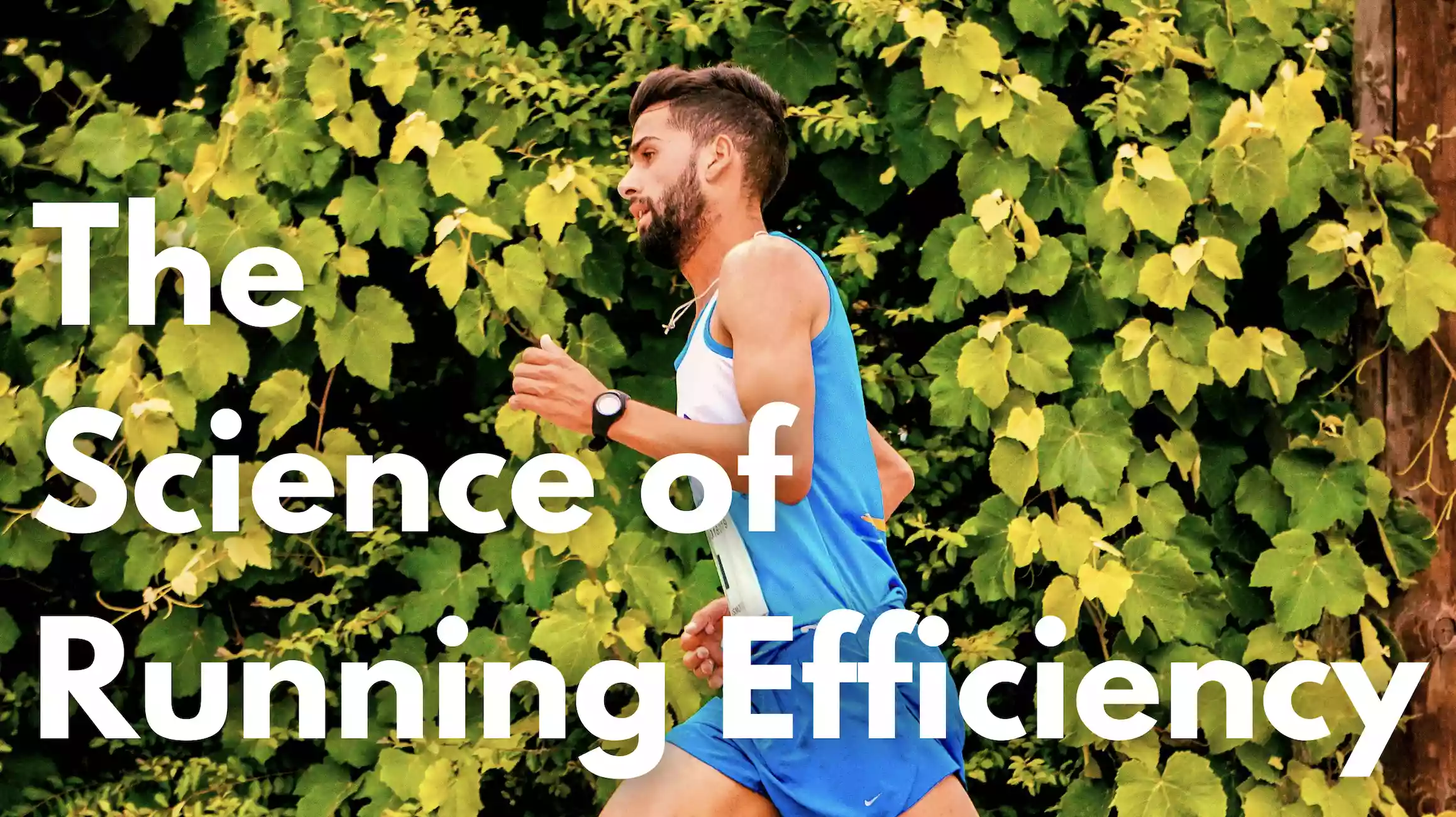 How to run more efficiently with a runner against foliage.