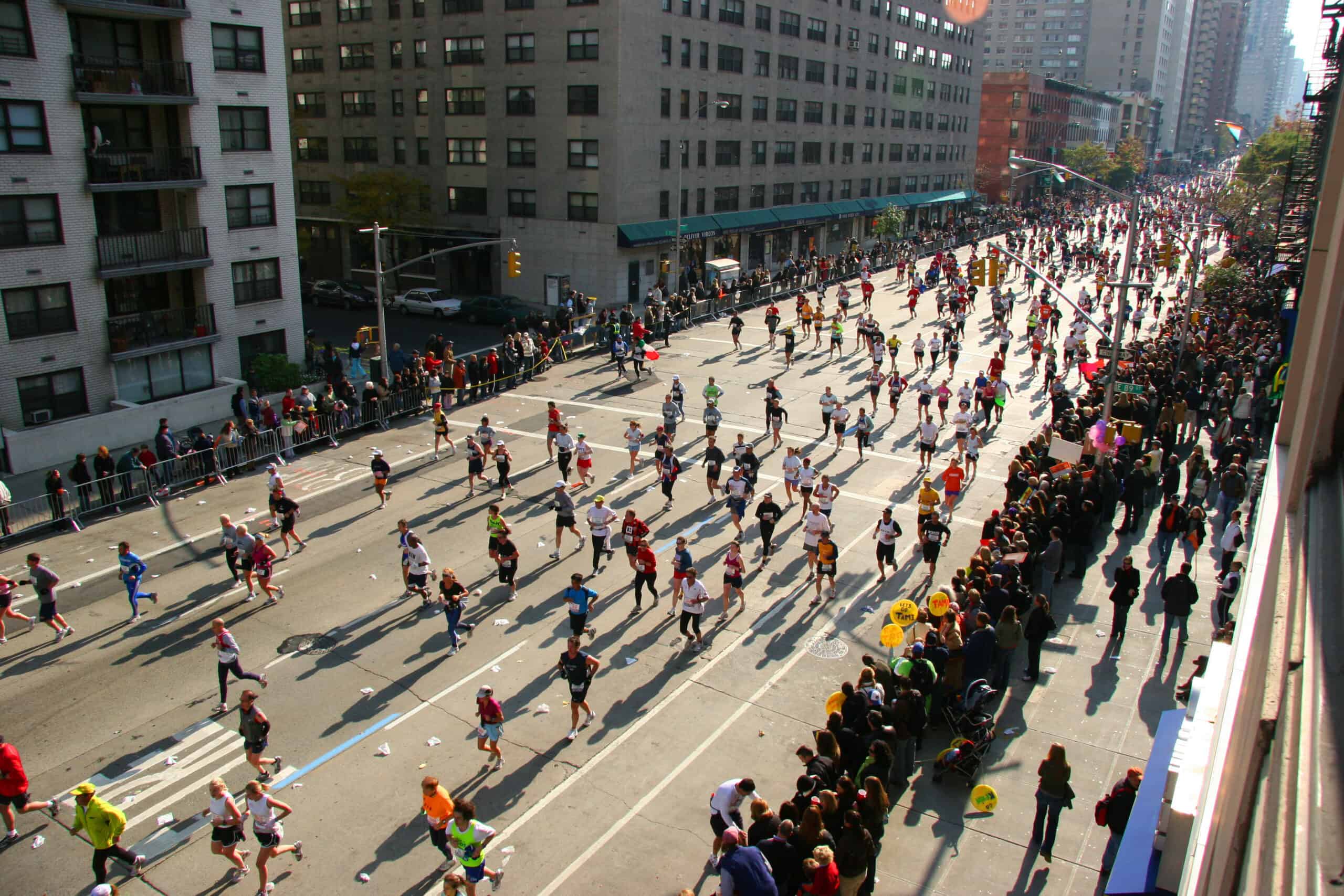 Runners at the New York City Half Marathon.
