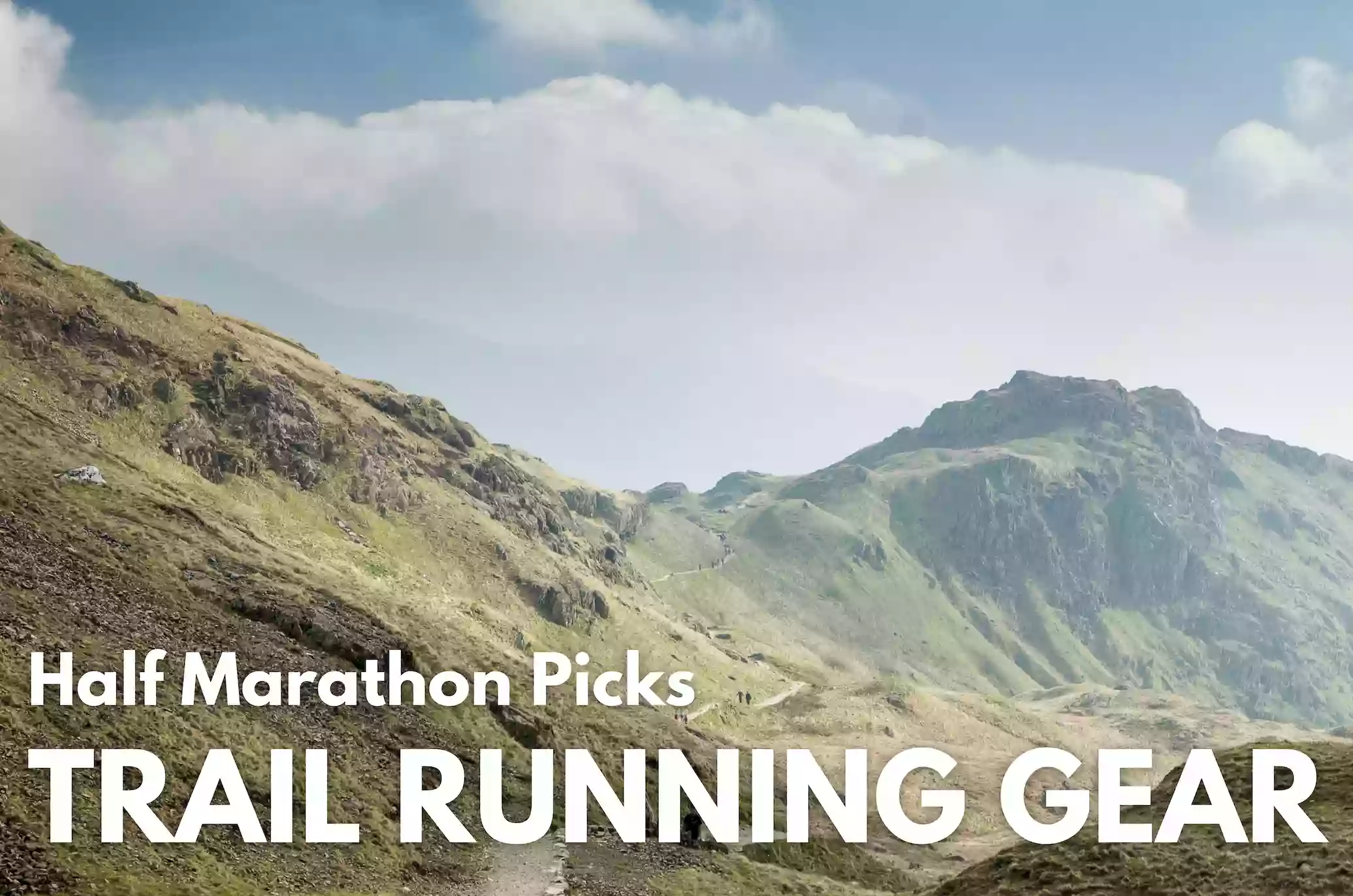 Trail Running Gear on top of Snowdonia National Park