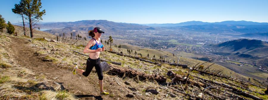 Carson Canyons Trail Run Half Marathon in Carson City, NV scenery and experience