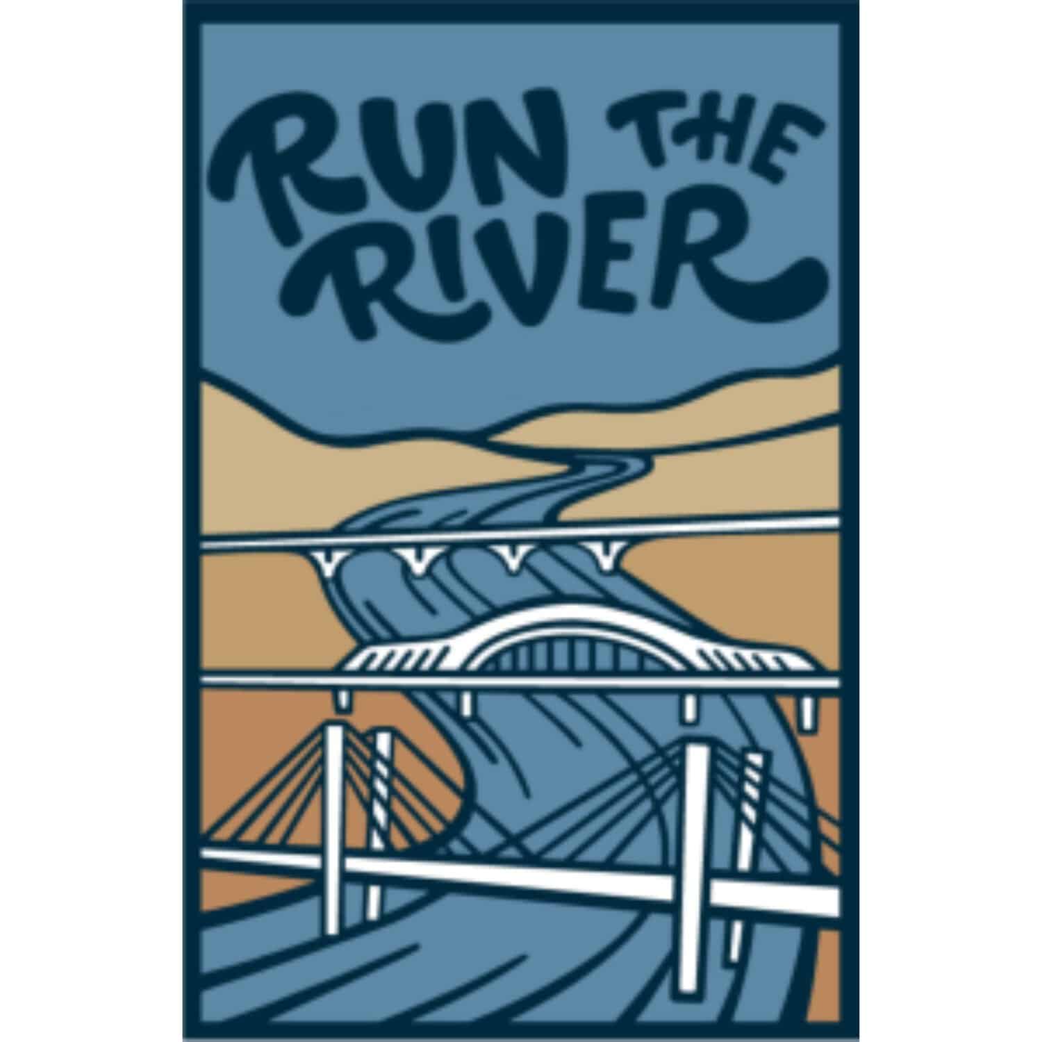 Run the River Marathon Half Marathon & 5K logo
