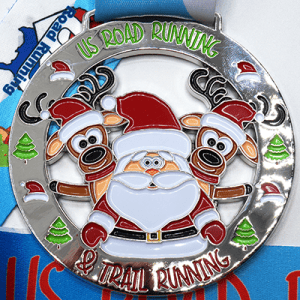 Medal Madness Santa 5k 10k and Half Marathon at James Wilson Park logo