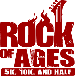 Rock of Ages Half Marathon 10k & 5k logo