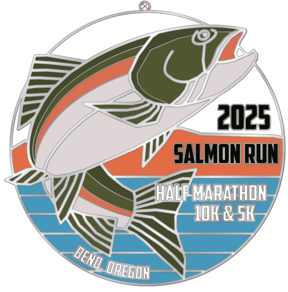 Salmon Run Half Marathon 10k & 5k logo
