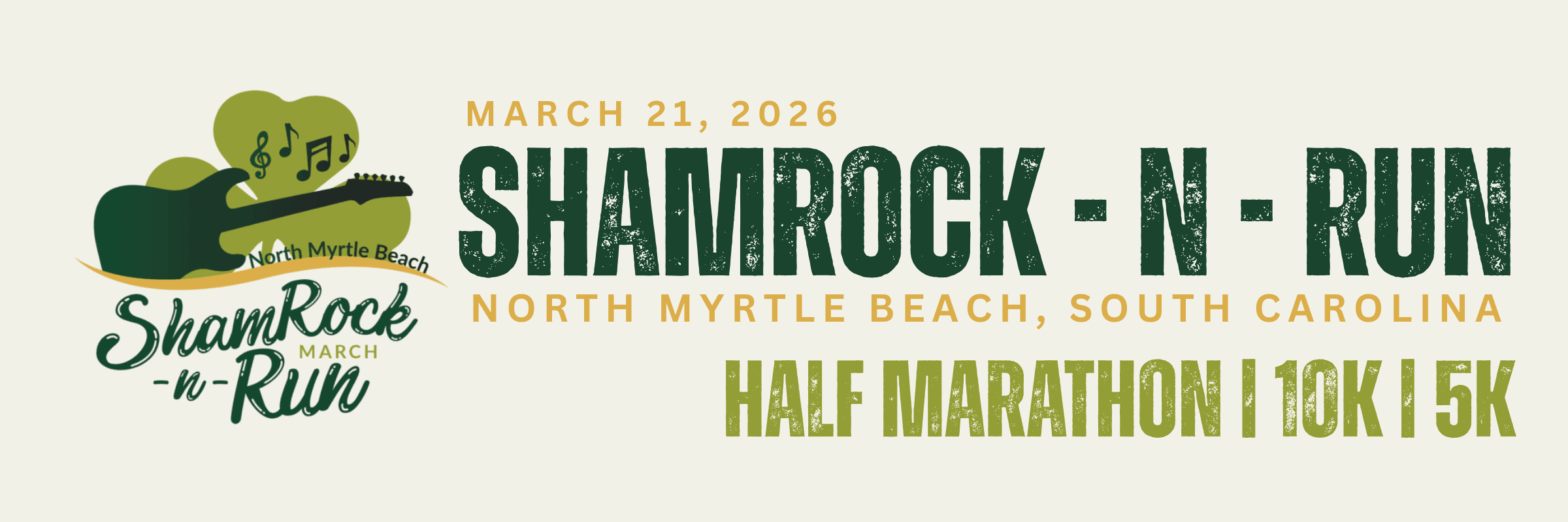 ShamROCK N Run Half Marathon, 10k & 5k banner