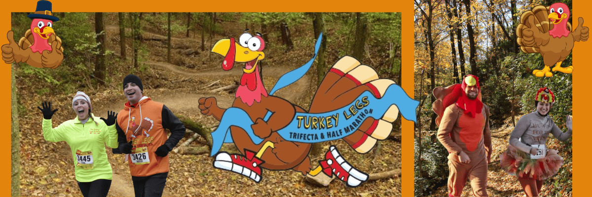 Turkey Legs Trifecta & Half Marathon banner