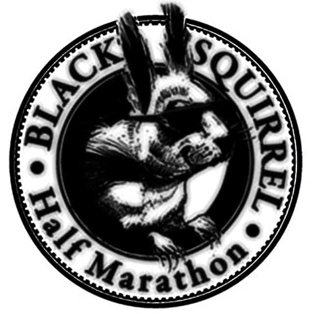 Black Squirrel Half Marathon logo