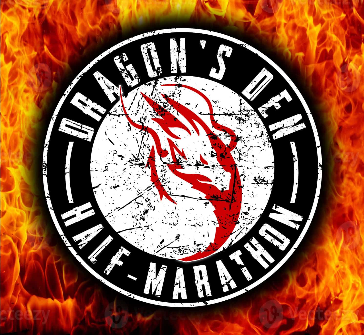Dragon's Den Half Marathon logo