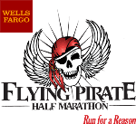 Flying Pirate Half Marathon & 5k logo