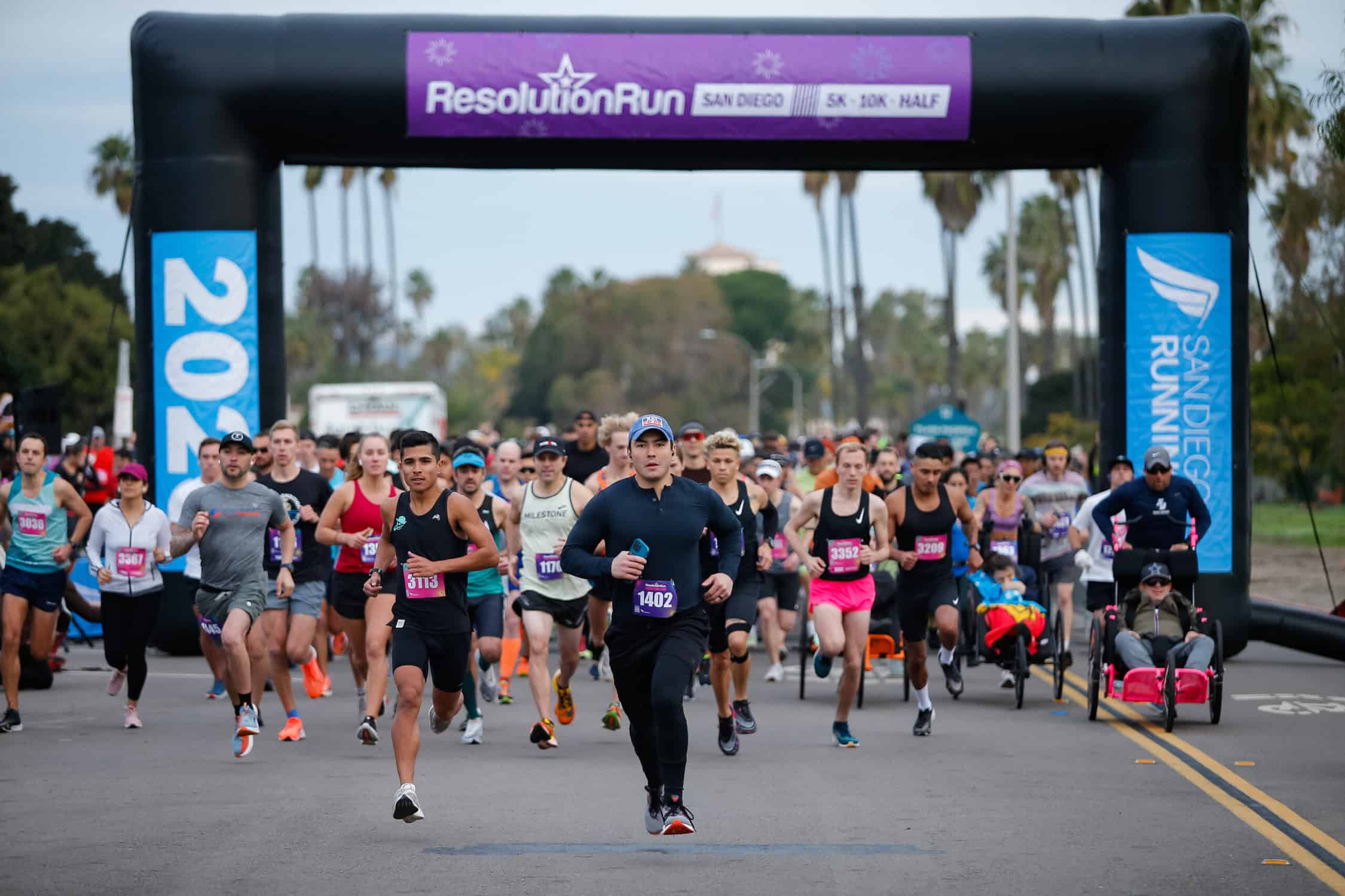 San Diego Resolution Run Tecolote Shores, Mission Bay Park, CA experience and scenery