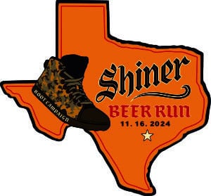 Shiner Beer Run Marathon Half Marathon 10k & 5k logo