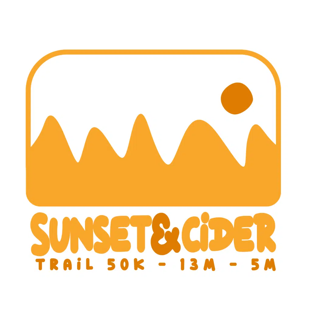 Sunset & Cider Trail 50k, Half Marathon, and 5M logo