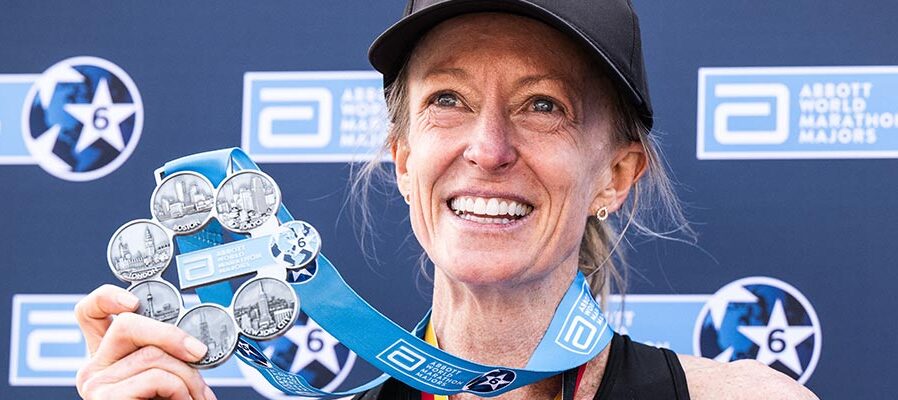 deena abbott world marathon majors