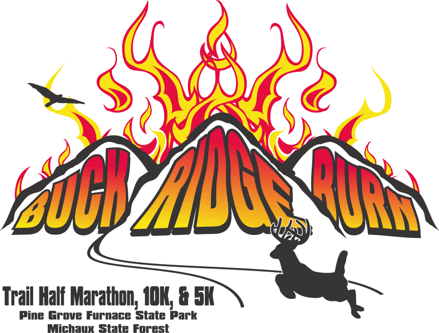 Buck Ridge Burn Half Marathon & 5k logo